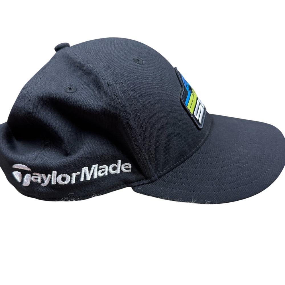 TaylorMade SIM2 Golf Hat Black Tropical Palm Tree Patch Adjustable Snapback Cap - Picture 4 of 6